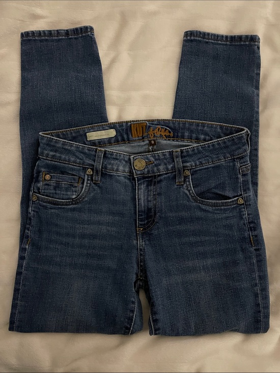 Kut from the Kloth Denim - Kut from the Kloth Dark Blue Katy Ankle Straight Leg